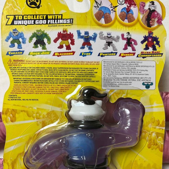 Heroes of Goo Jit Zu Glow Shifters Bengal Action Figure Goo Glows in